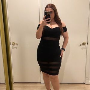 Medium black sexy dress